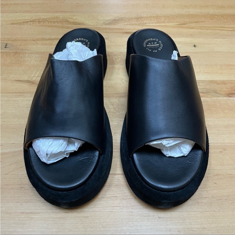 ATP Atelier Pacci Black Chunky Sandals 41 - Picture 9 of 13